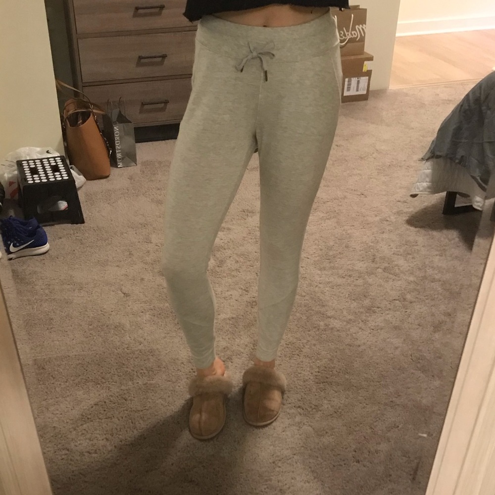 Athleta Light Gray Joggers - Size S